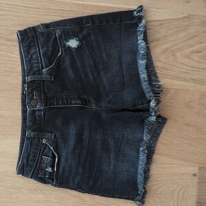 Universal Thread dark wash high rise denim short 2/26